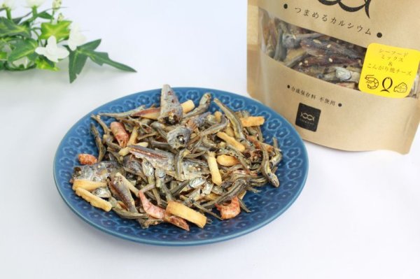 画像2: おさかなIRICCO シーフードミックス＆焼きチーズ 85ｇ (2)