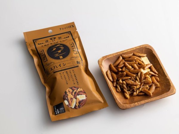 画像2: 柿の種三昧詰め合せ ( 柚子胡椒三昧3袋 、梅三昧3袋、スパイシー三昧3袋、わさび三昧3袋)合計12袋 /常備 お菓子 おやつ おつまみ まとめ買い (2)