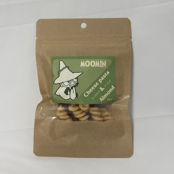 画像1: K・クラフトムーミンパスタスナックチーズ&アーモンド27ｇ (1)