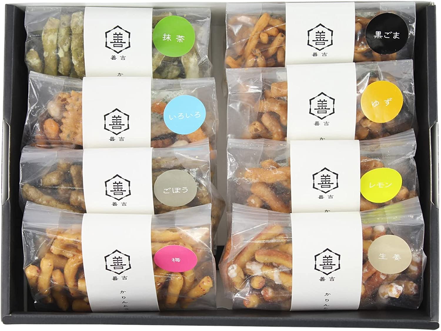 送料込み かりんとうギフト8種 詰め合わせ メッセージカード無料添付可能 大橋珍味堂ショッピングサイト