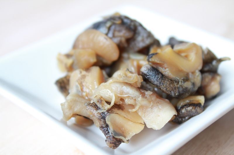 市場 北海道つぶ貝醤油煮50g おやつやお酒のおつまみに アワビの
